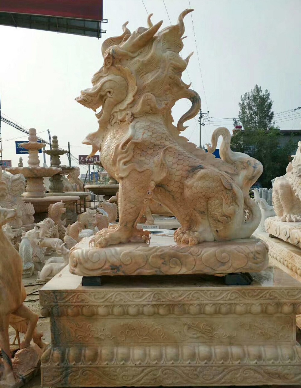 动物石材雕塑