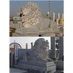 手工雕刻中国第一狮，天安门狮，石