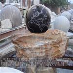 石雕喷泉，风水球，鸿福轮，大水发