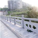 供应大理石桥栏杆，河堤芝麻白花岗