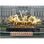 铜雕铸造马雕塑，大型马组雕，广场