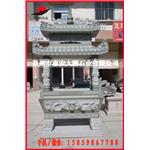 专业生产石刻香炉 寺庙双龙青石香炉