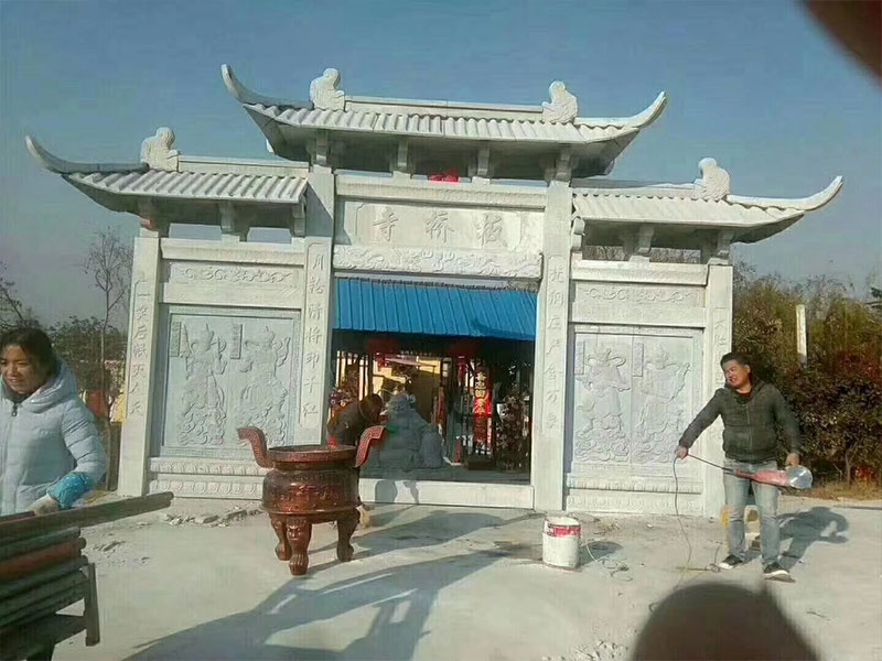 板桥寺院石雕牌坊