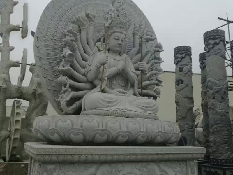 白马唐僧石头雕刻