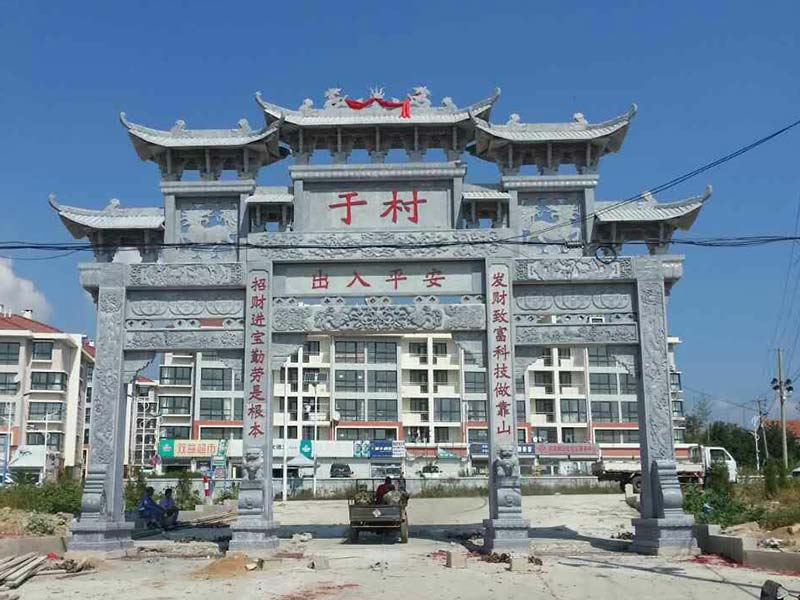 三门五楼农村门楼
