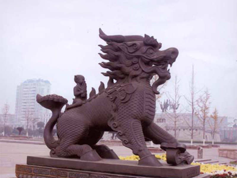 石雕麒麟