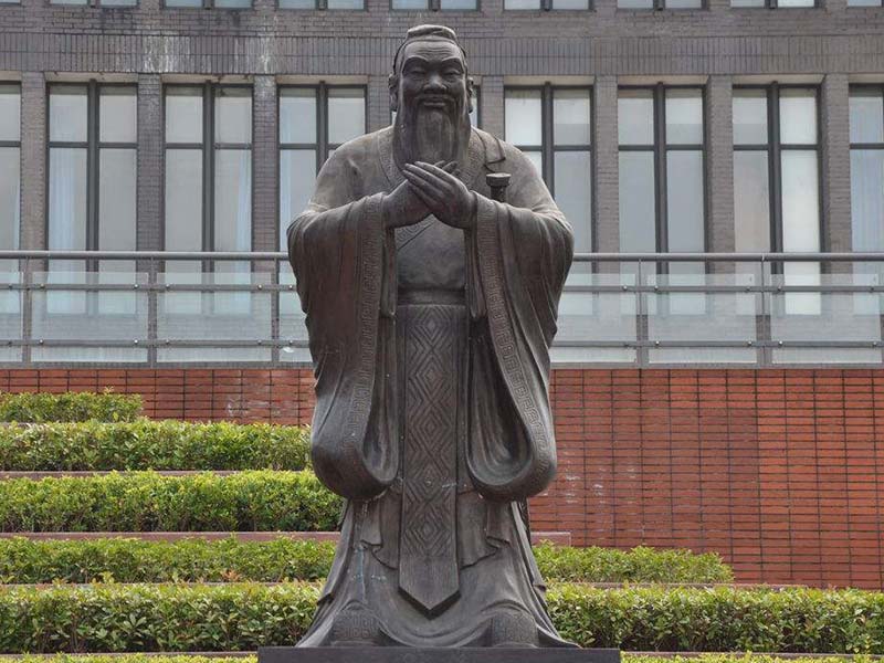 孔子石雕像（十三）
