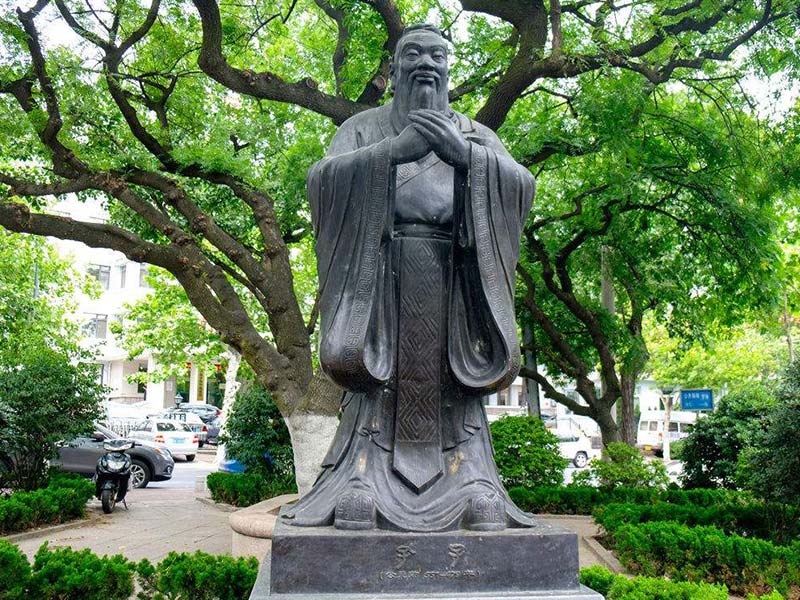 孔子石雕像（十一）