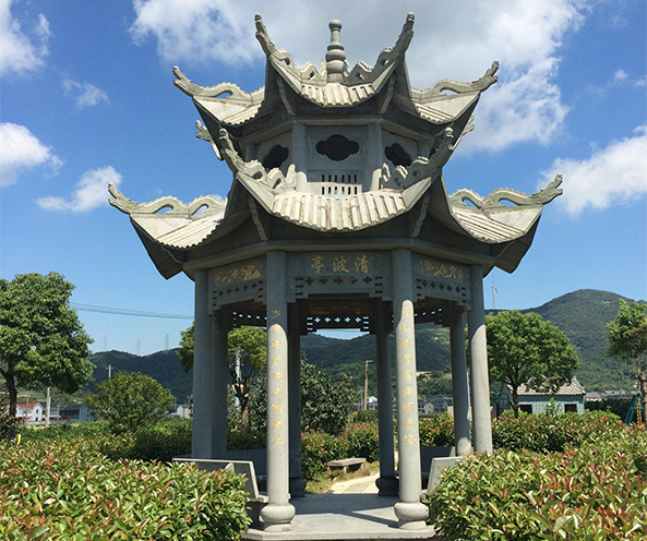 双层石凉亭（二）