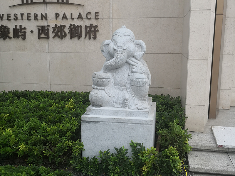 庭院石材大象