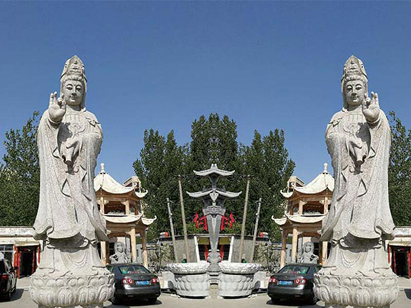 金山寺石雕观音佛像