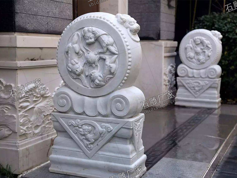 仿古抱鼓石