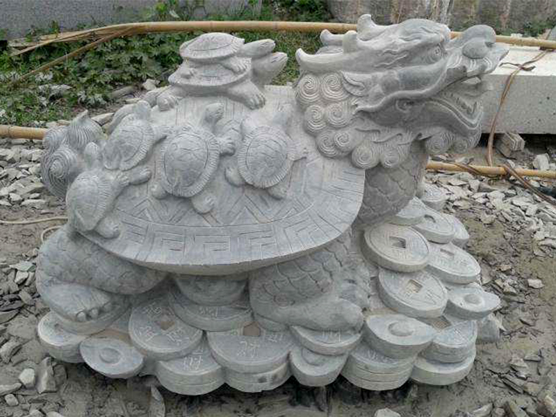 石雕龙龟