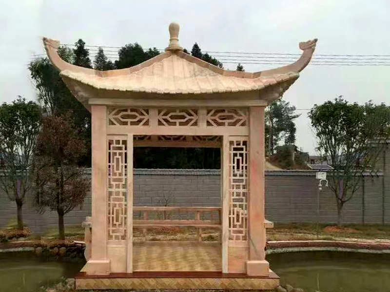 四角凉亭