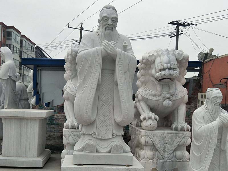 孔子石雕像（六）