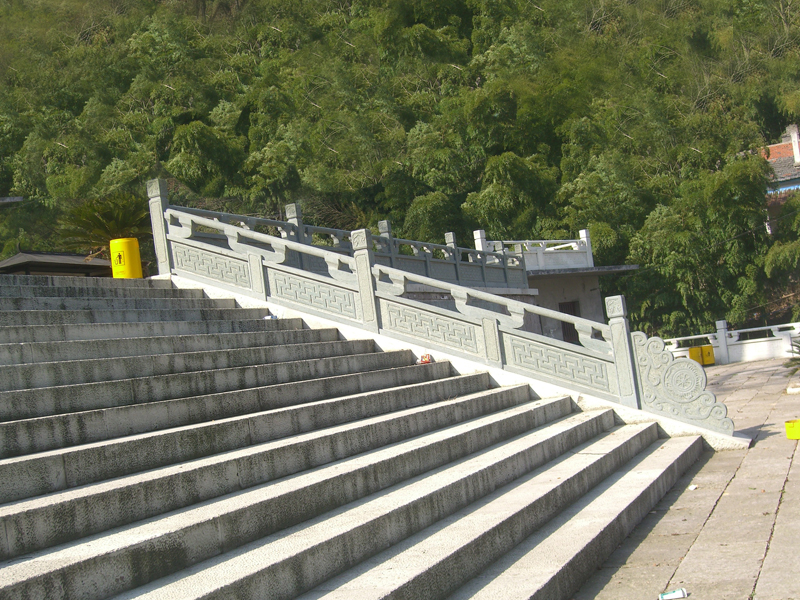 景区台阶石栏杆