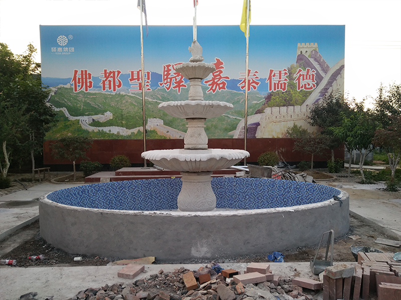 景区石喷泉