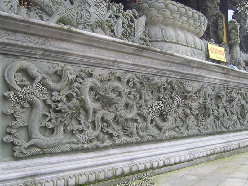 石雕九龙壁
