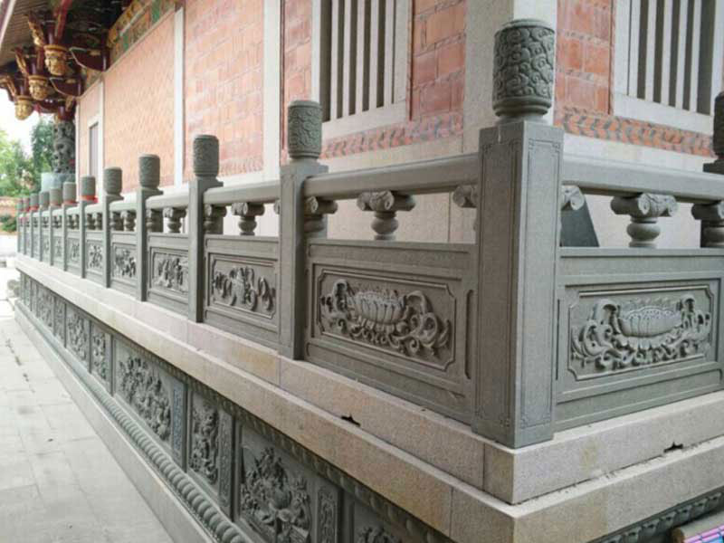 寺庙阳台栏杆