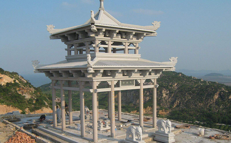 双层石凉亭（十二）