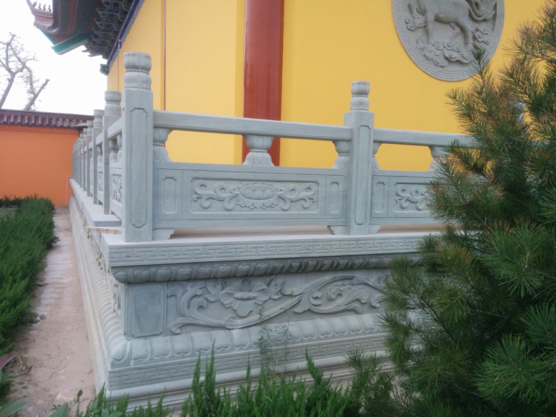 寺庙石栏杆