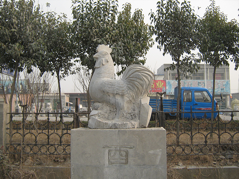 石雕鸡