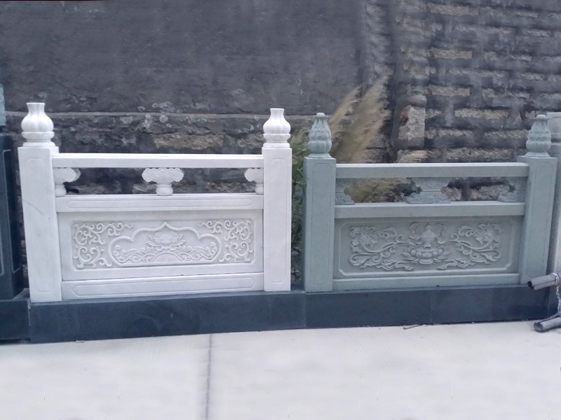 寺庙花岗岩石栏板