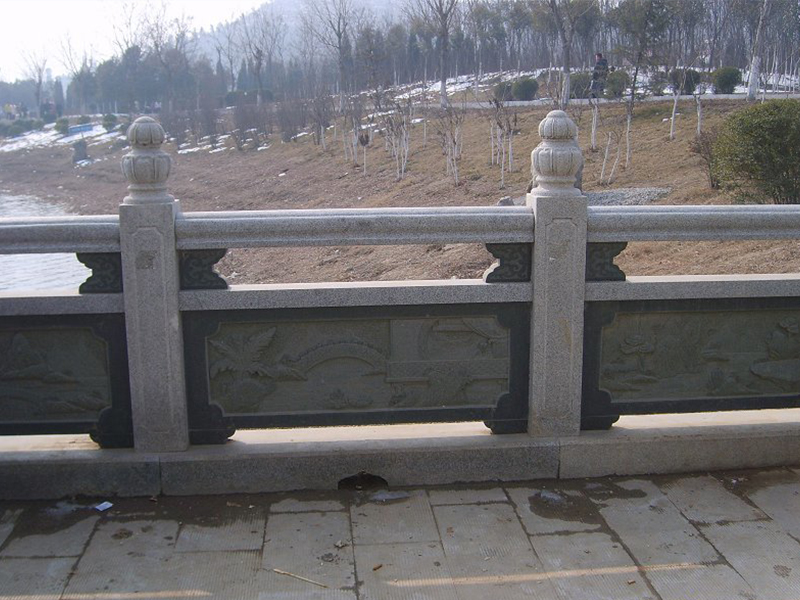 河堤石栏杆