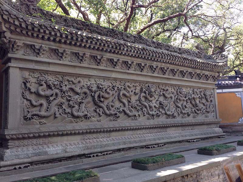 石雕九龙壁（三）