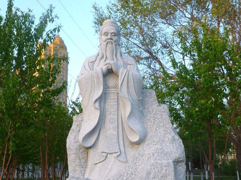 孔子石雕像（十四）