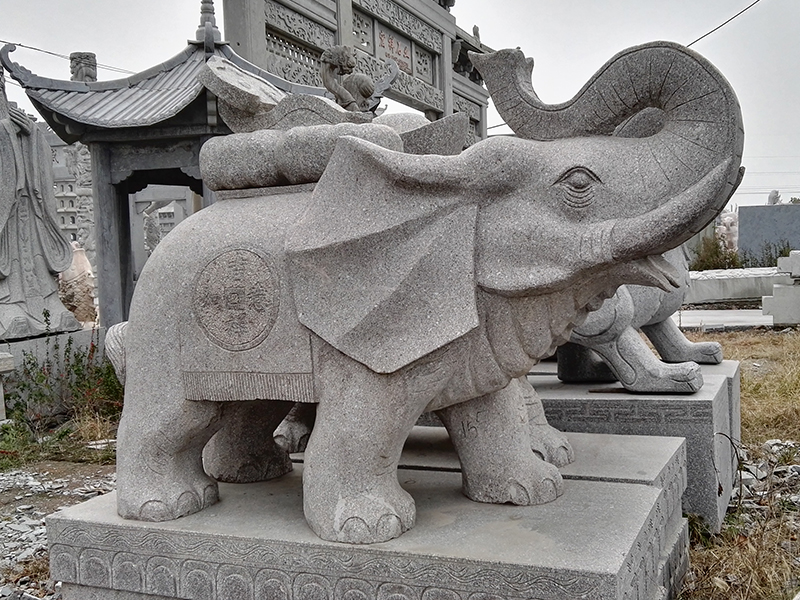 花岗岩石材大象