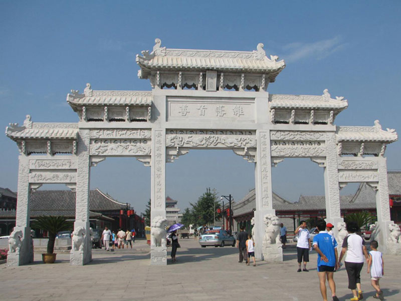 寺院石雕牌坊