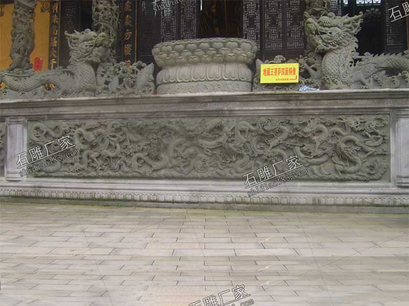 石雕九龙壁