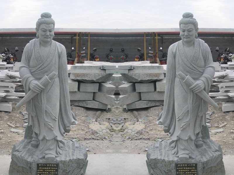 弃官寻母石头雕刻