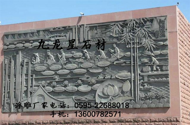 惠安厂家直销石雕浮雕 寺庙古建九龙