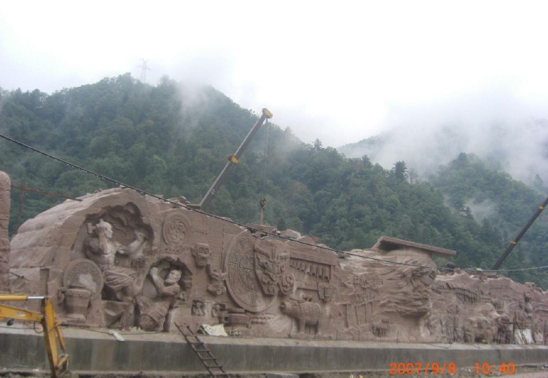 中央美院嘉祥石雕浮雕历史文化墙 24