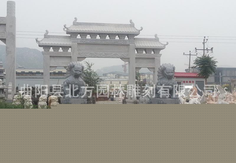 专业加工设计各种石雕牌楼，石雕浮雕墙，石雕栏板曲阳石雕