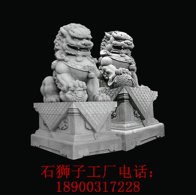 厂家直销惠安石雕石雕狮子ykjg-006 