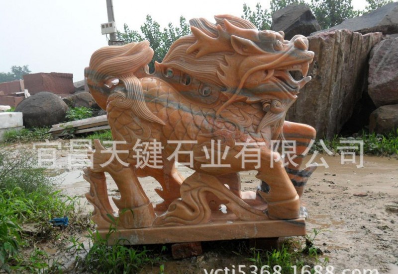 供应石雕麒麟、镇