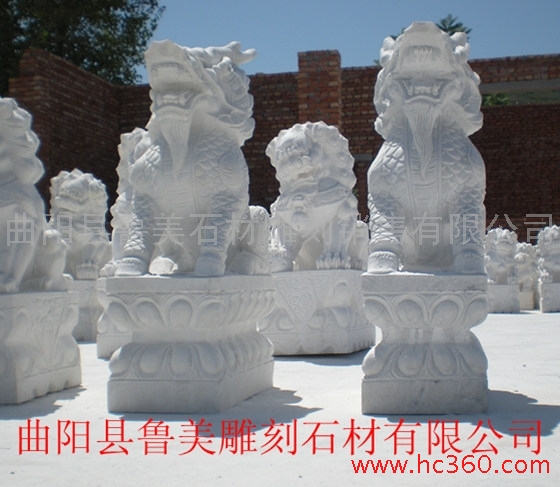 供应石雕麒麟 曲阳