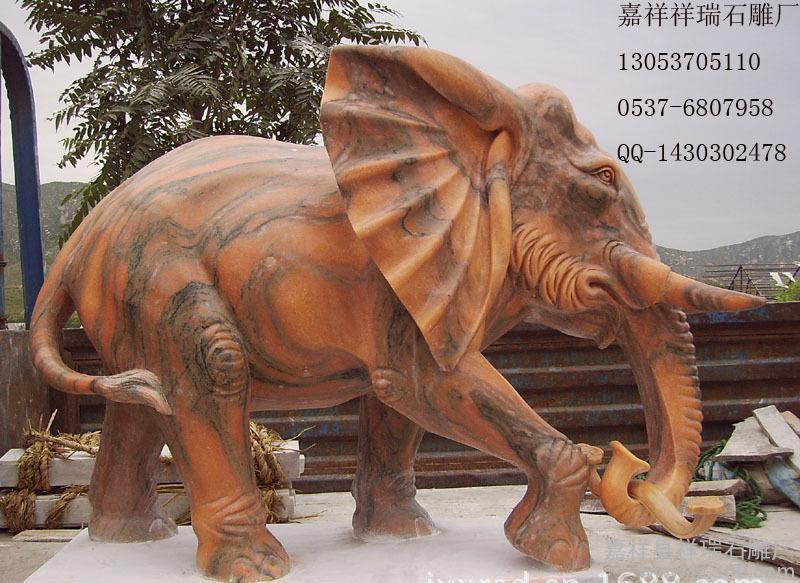 出厂价格石雕大象 雕刻大象 石材象