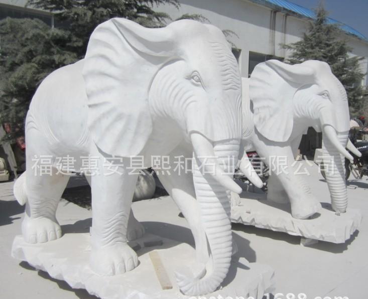 1.8米石雕大象 门