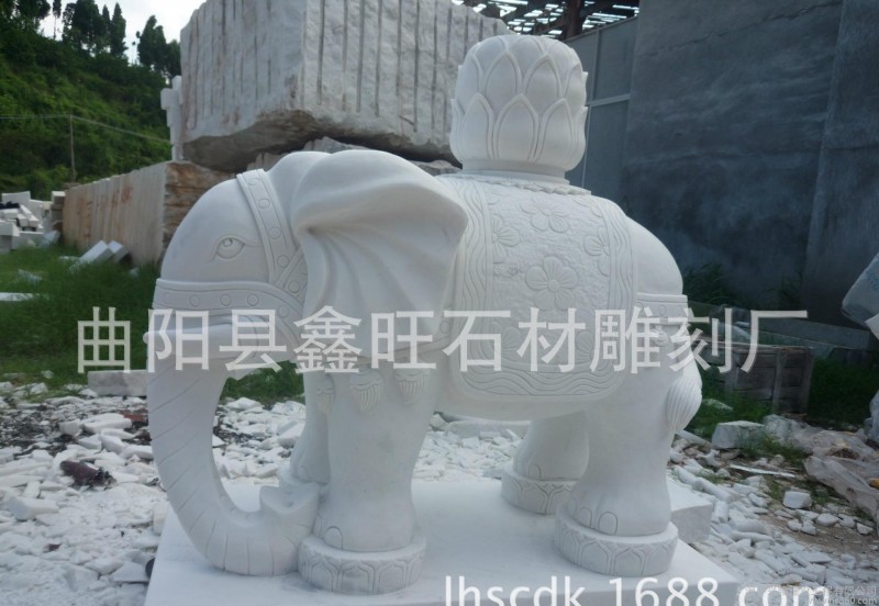 大象 石雕大象 石头大象 大理石石象 大象雕刻工艺品