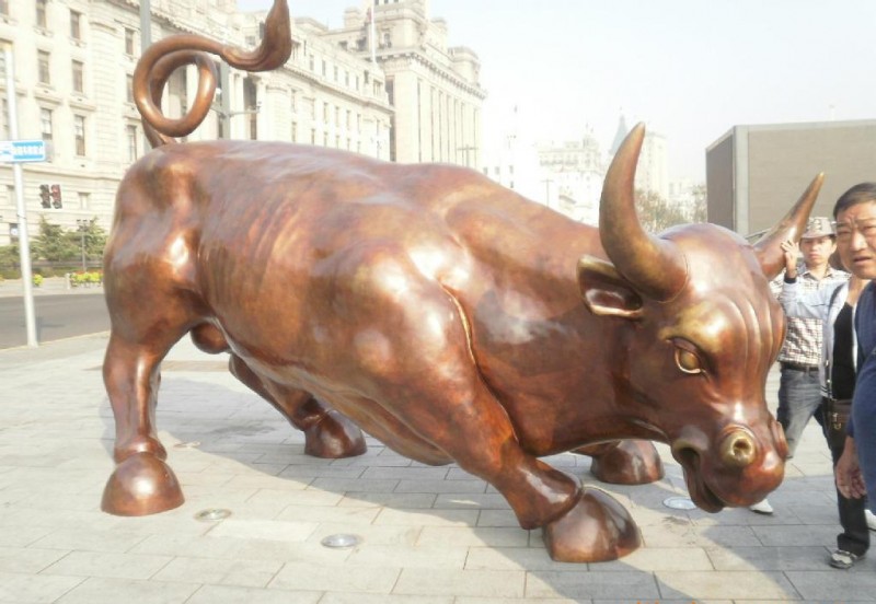 精品石雕牛，崛起牛,股市牛，猛牛劲牛拓荒牛,美国华尔街牛幸运