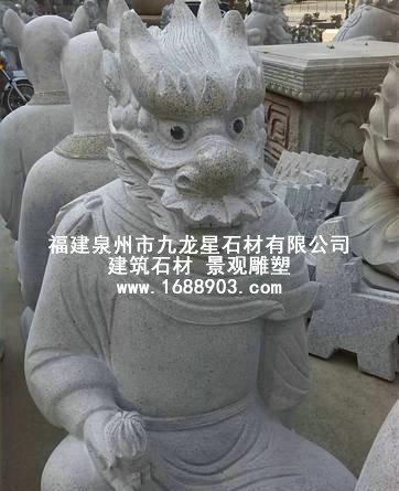 石雕十二生肖，园林十二生肖摆件，