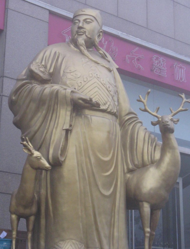 大师石雕福禄寿神像 石雕寿星财神，石雕关公，鲁班八仙梁山好汉