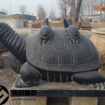 石雕乌龟王八雕塑出售石头龟厂家