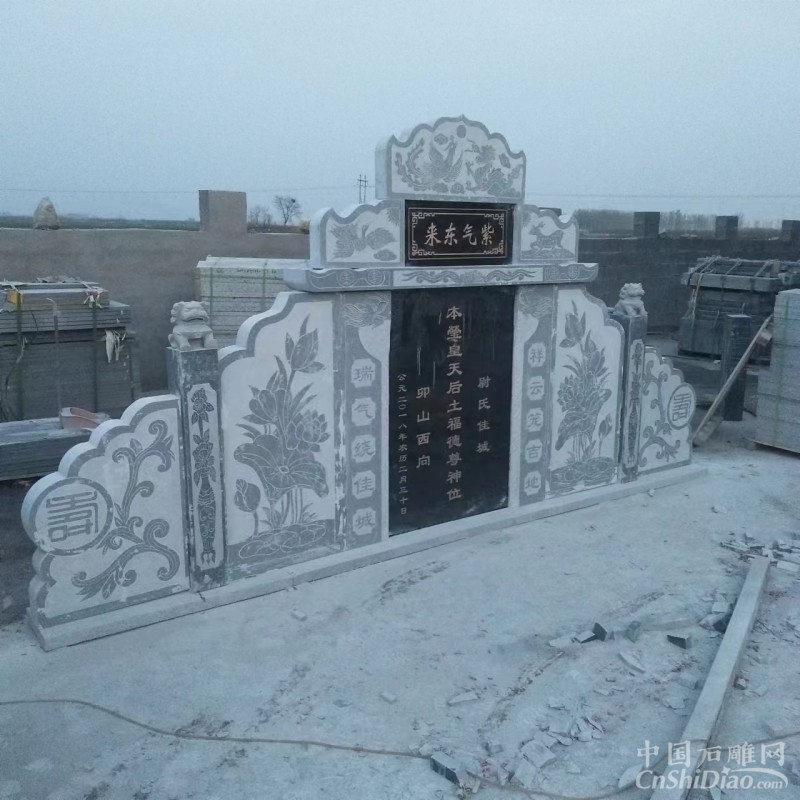 润鸿石材雕塑河北墓碑上雕刻花鸟的寓意